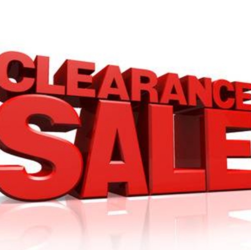 Clearance Sale! (July 2019)